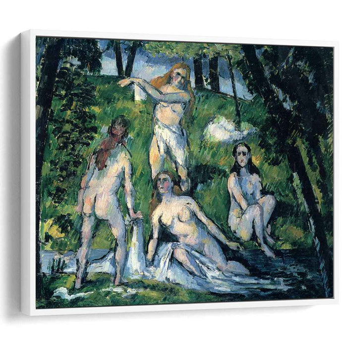 Four Bathers (1878) by Paul Cezanne