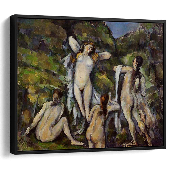 Four Bathers (1890) by Paul Cezanne