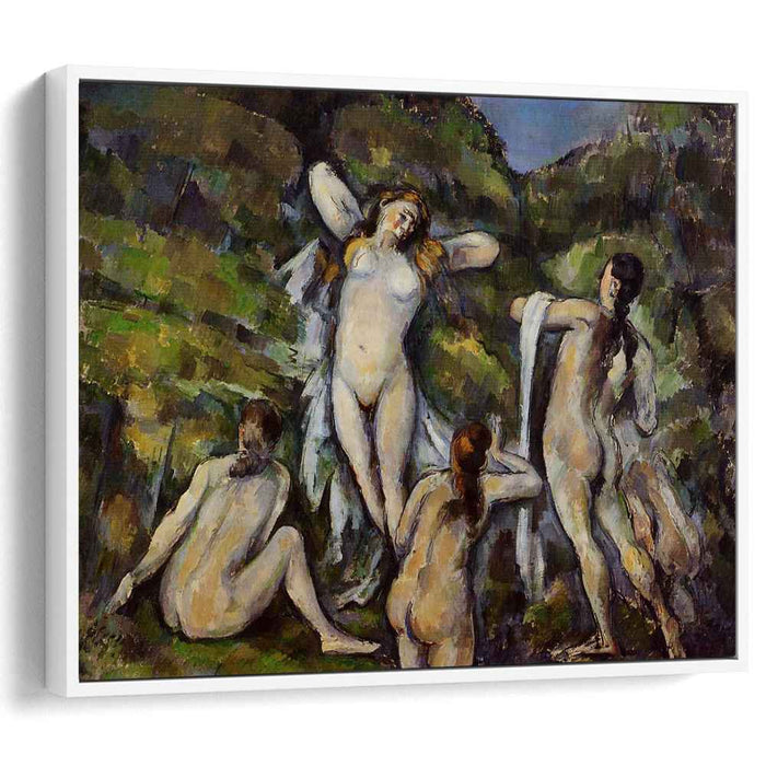 Four Bathers (1890) by Paul Cezanne