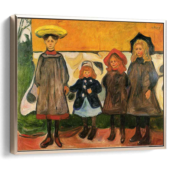 Four girls in Arsgardstrand (1903) by Edvard Munch