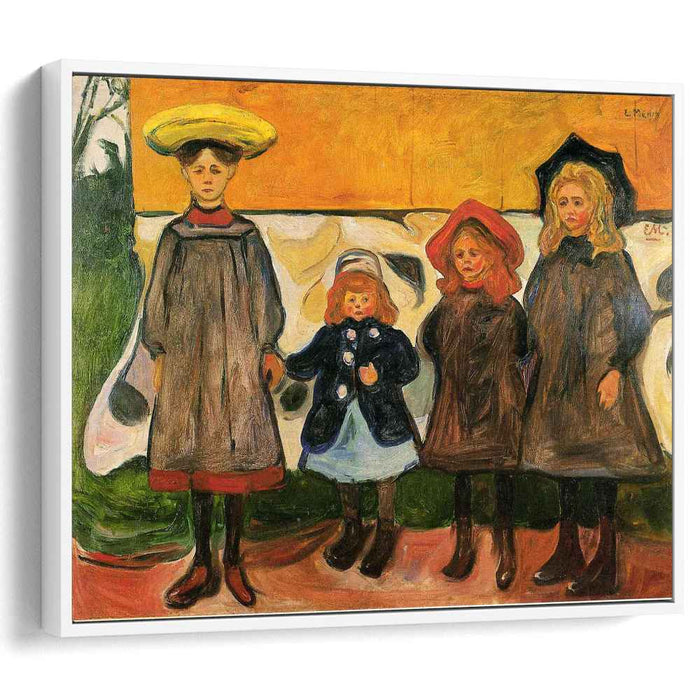 Four girls in Arsgardstrand (1903) by Edvard Munch