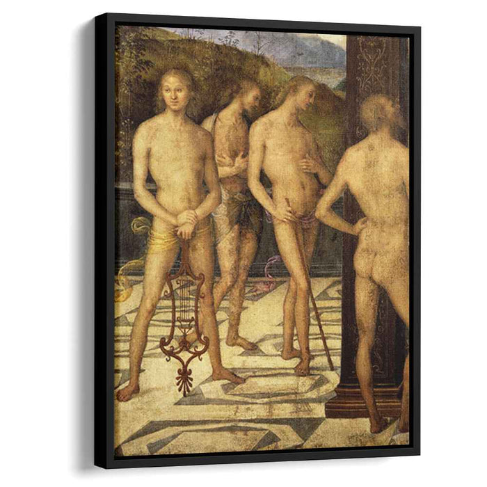 Four naked (1505) by Pietro Perugino