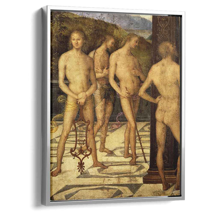 Four naked (1505) by Pietro Perugino