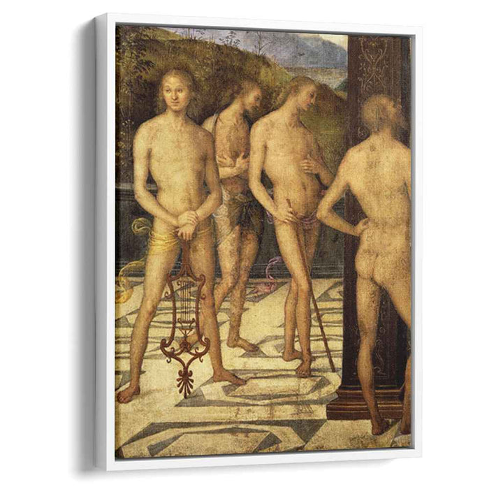 Four naked (1505) by Pietro Perugino