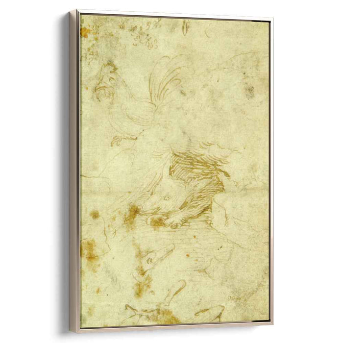 Fox and rooster by Hieronymus Bosch