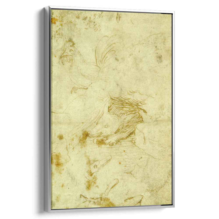 Fox and rooster by Hieronymus Bosch