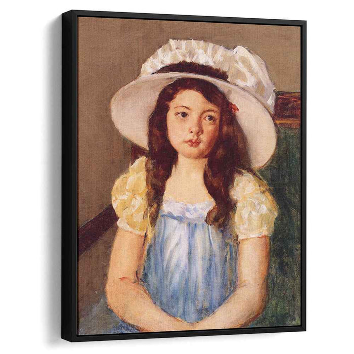 Francoise Wearing a Big White Hat (1908) by Mary Cassatt