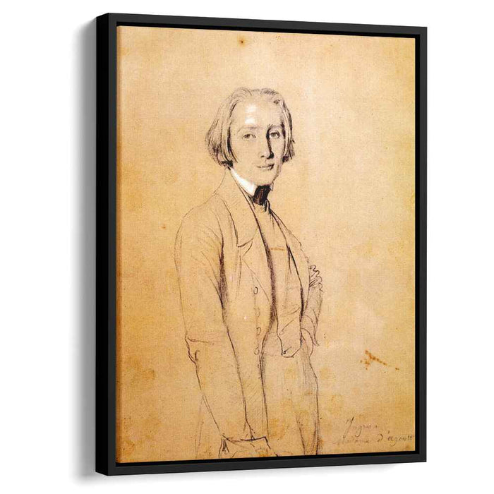 Franz Liszt by Jean Auguste Dominique Ingres