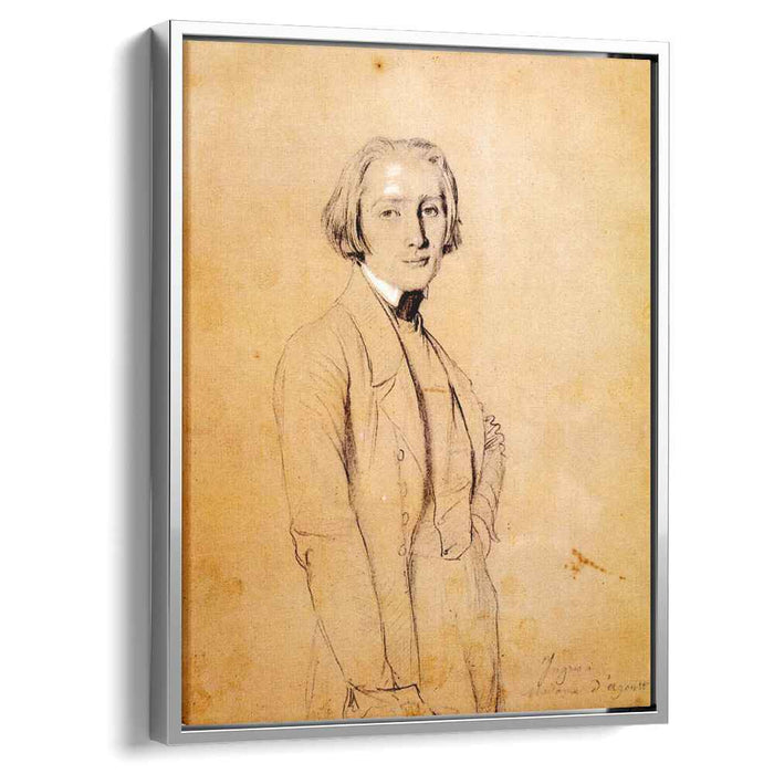 Franz Liszt by Jean Auguste Dominique Ingres