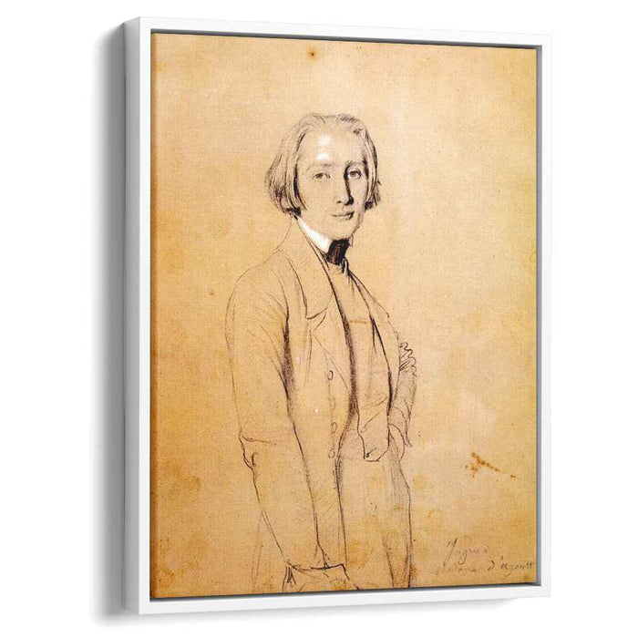 Franz Liszt by Jean Auguste Dominique Ingres