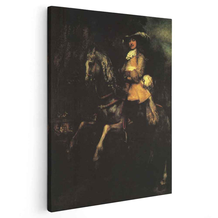 Frederick Rihel on Horseback (1663) by Rembrandt