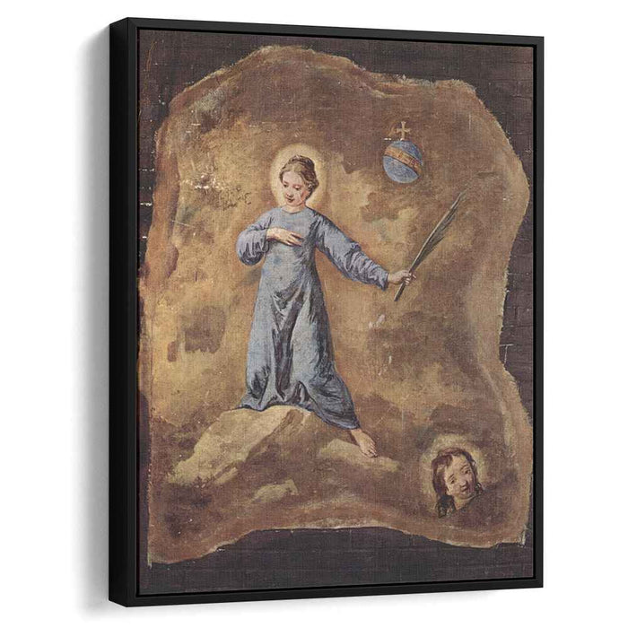 Fresco in San Pantalon in Venice, Scene: Holy Martyr, fragment by Pietro Longhi