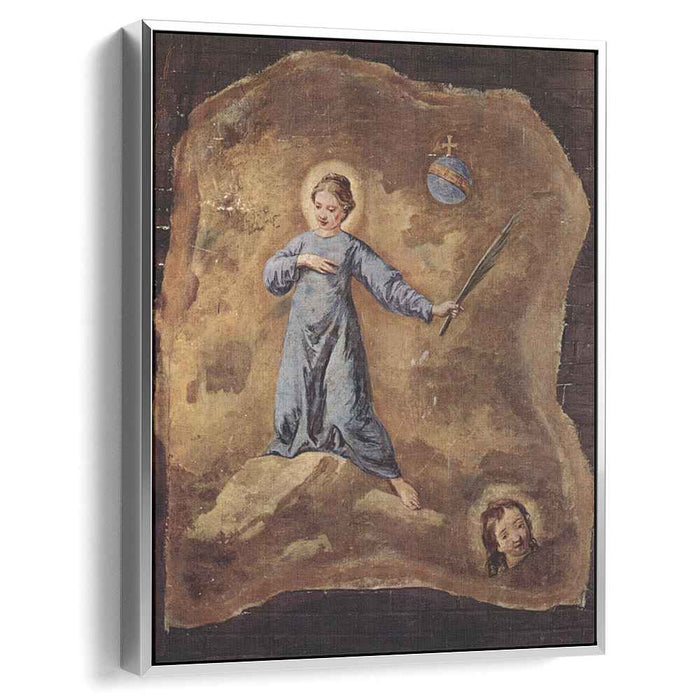 Fresco in San Pantalon in Venice, Scene: Holy Martyr, fragment by Pietro Longhi