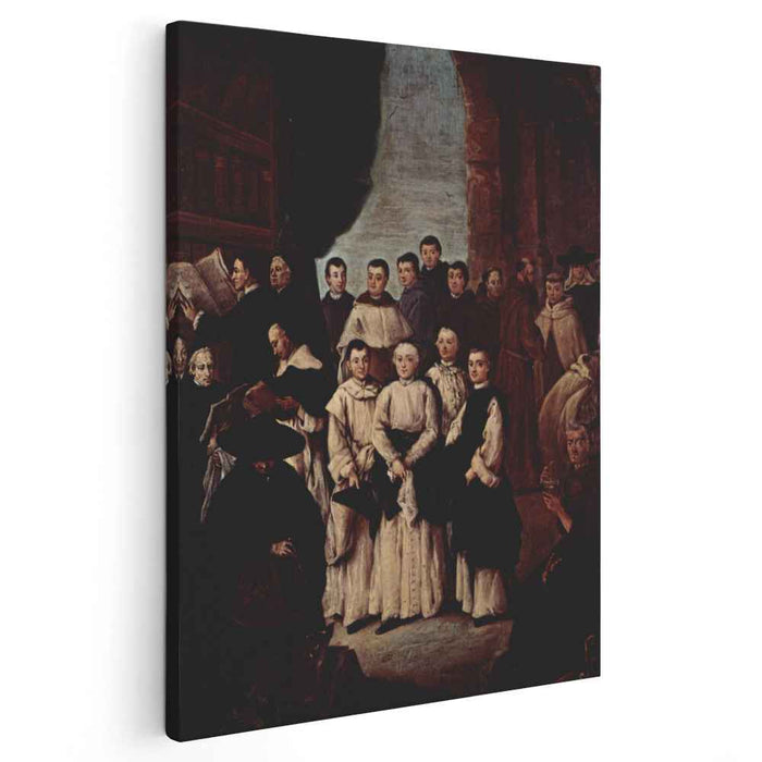 Friars in Venice by Pietro Longhi