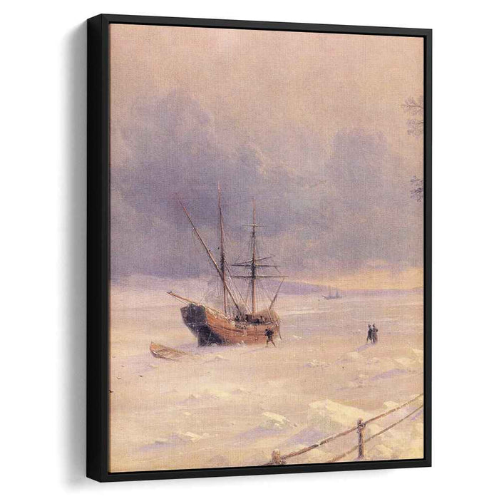 Frozen Bosphorus Under Snow (1874) by Ivan Aivazovsky