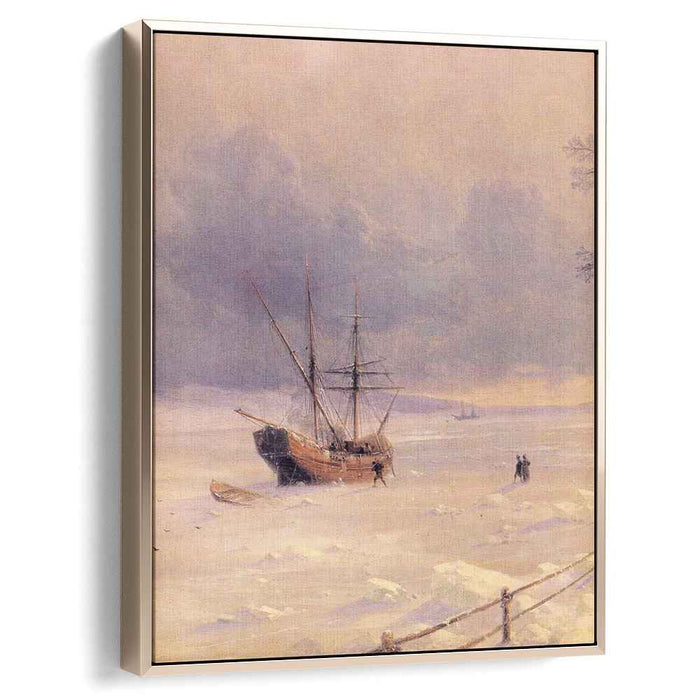 Frozen Bosphorus Under Snow (1874) by Ivan Aivazovsky