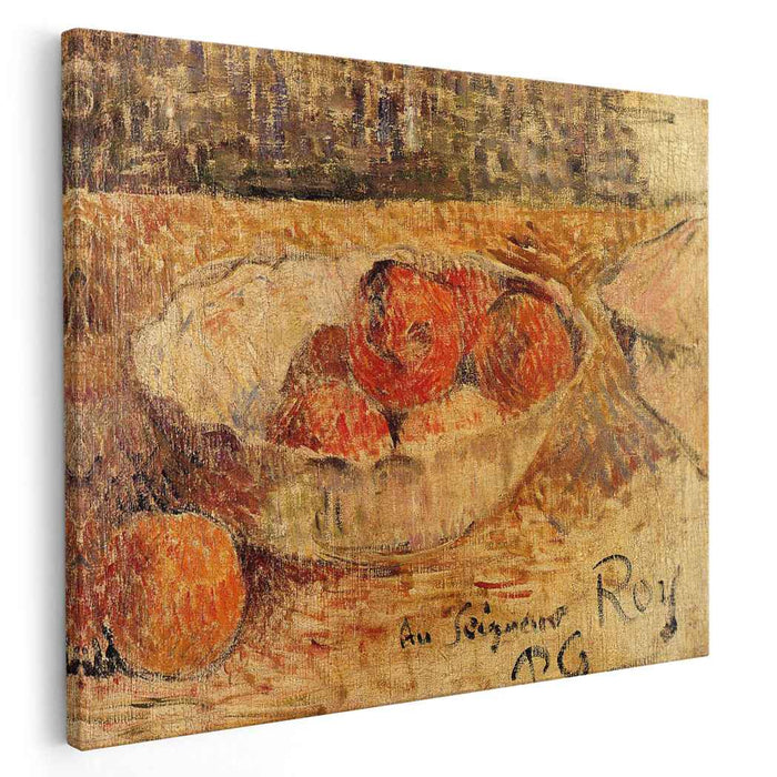 Fruit in a bowl (1886) by Paul Gauguin