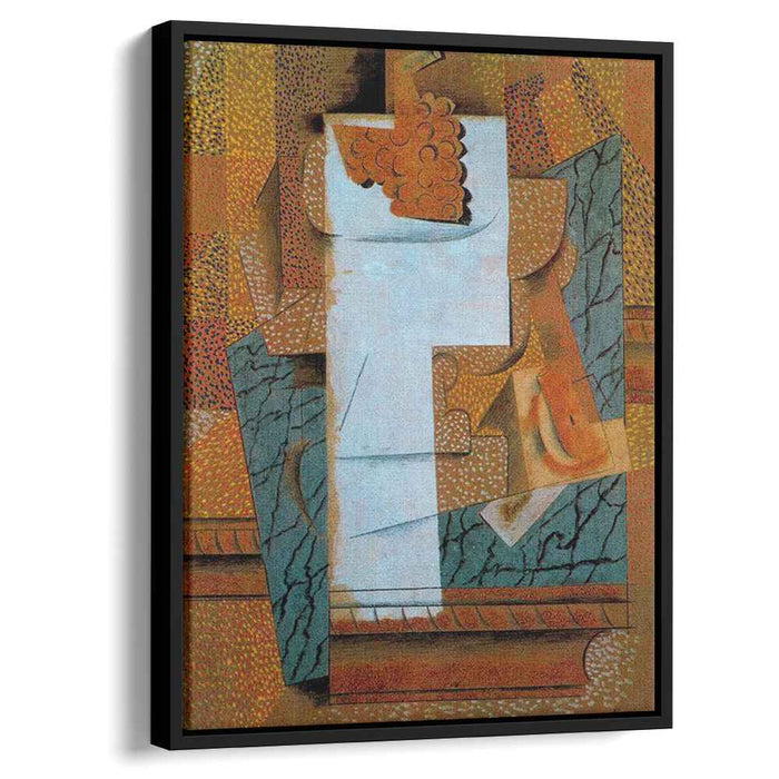 Fruit vase and bunch of grapes (1914) by Pablo Picasso