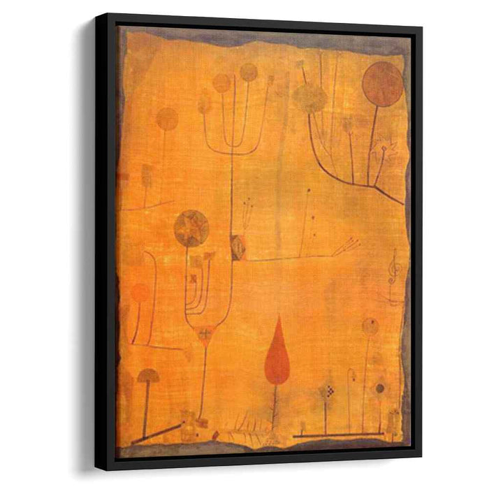 Fruits on Red (1930) by Paul Klee