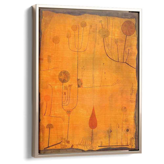 Fruits on Red (1930) by Paul Klee