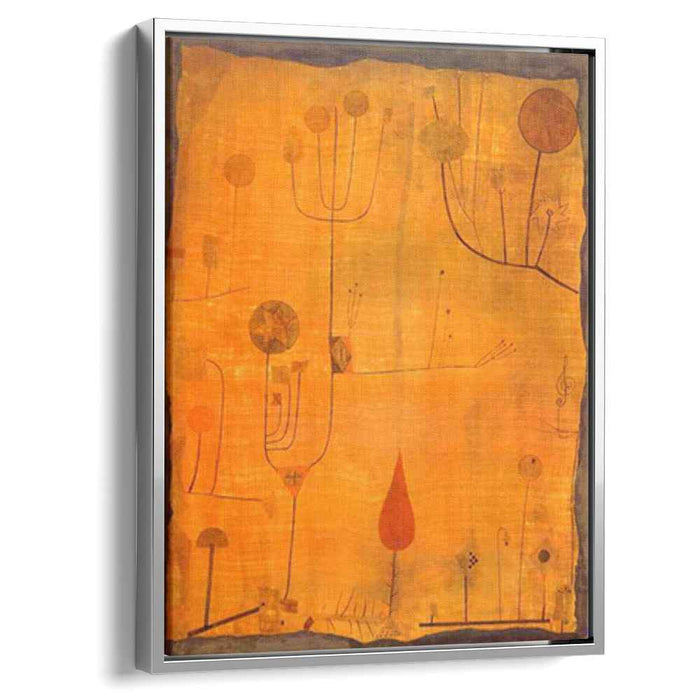 Fruits on Red (1930) by Paul Klee