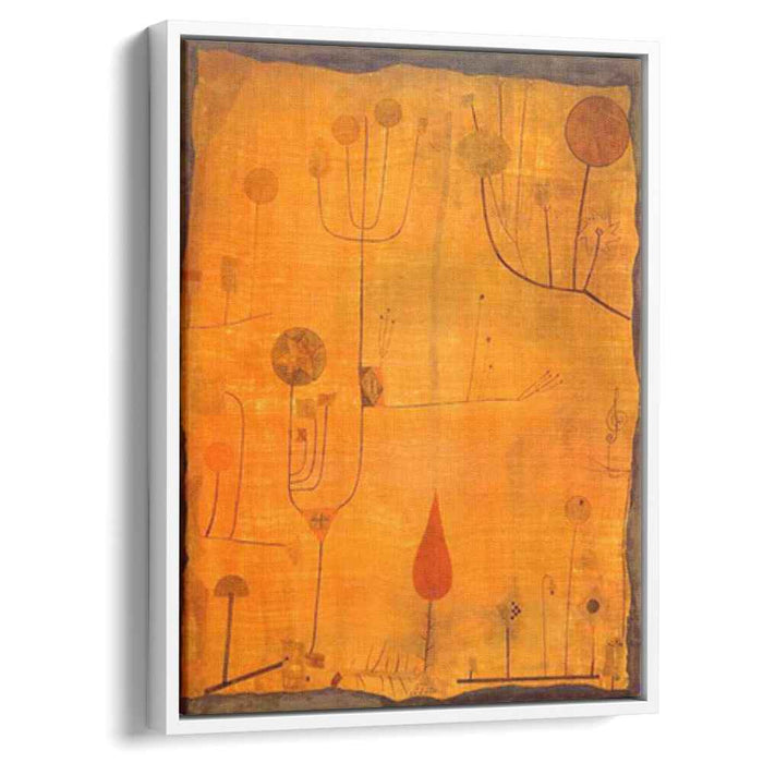 Fruits on Red (1930) by Paul Klee