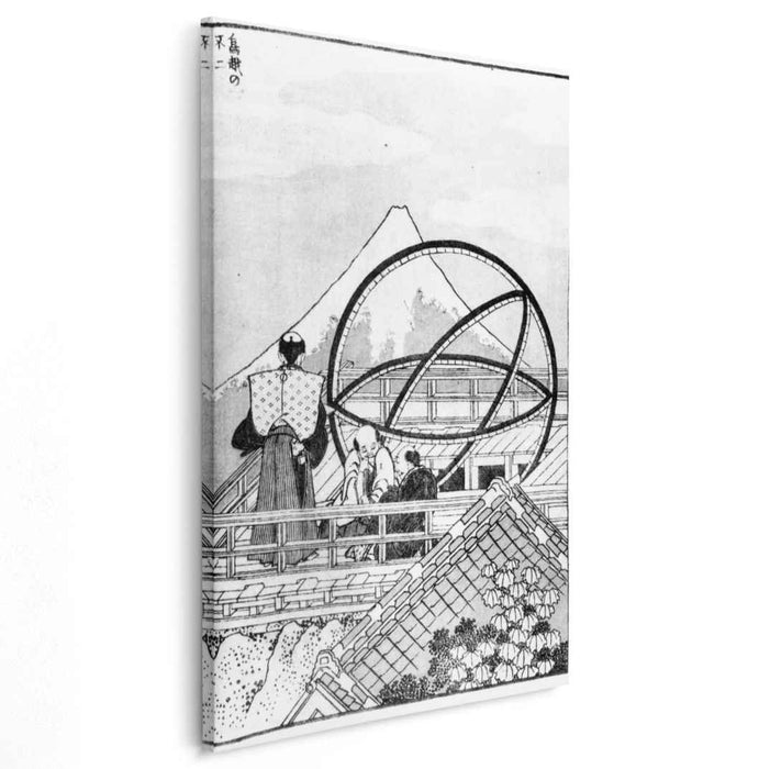 Fuji at Torigoe by Katsushika Hokusai