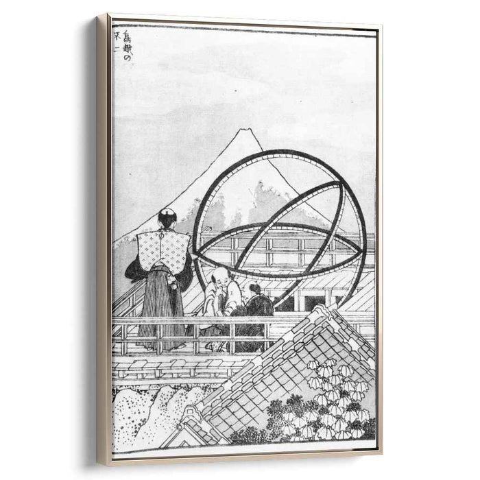 Fuji at Torigoe by Katsushika Hokusai