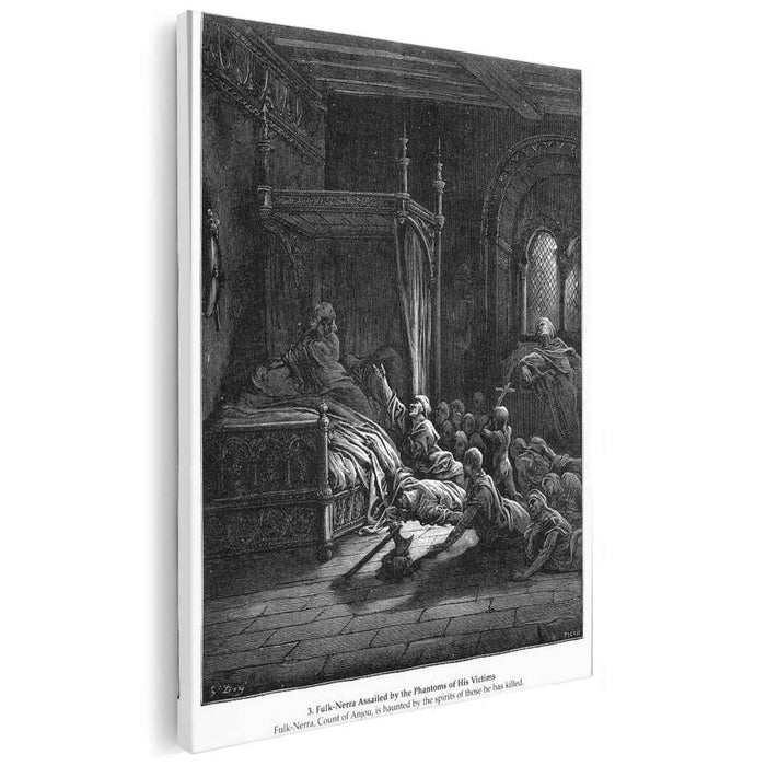 Fulk-Nerra Assailed by the Phantoms of His Victims by Gustave Dore