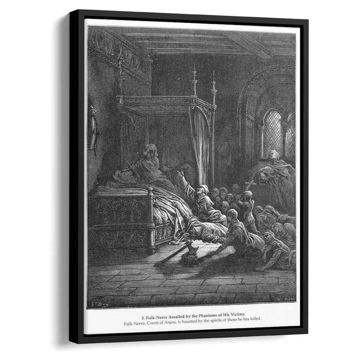 Fulk-Nerra Assailed by the Phantoms of His Victims by Gustave Dore
