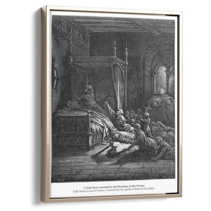 Fulk-Nerra Assailed by the Phantoms of His Victims by Gustave Dore