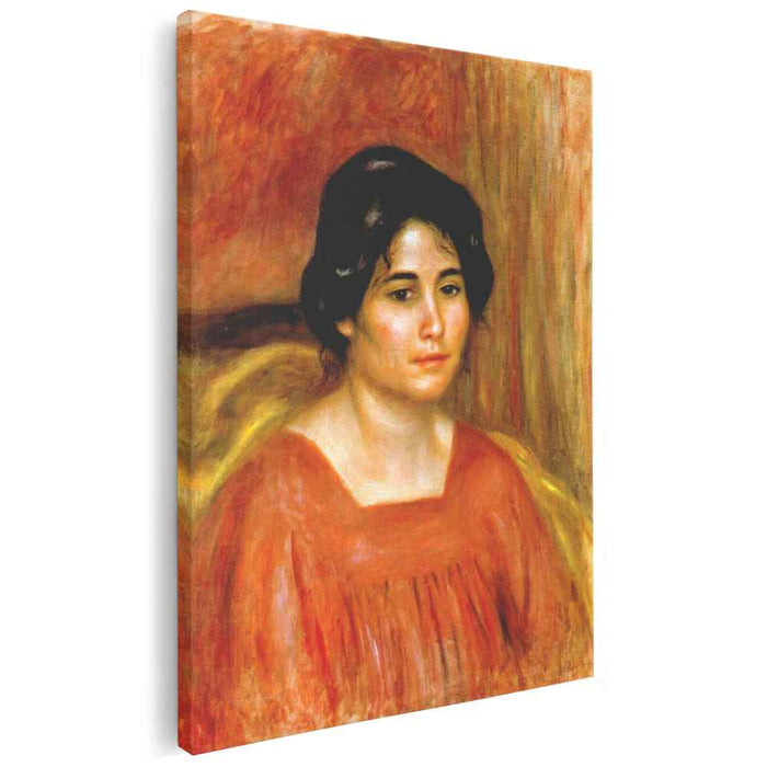 Gabrielle in a red blouse (1910) by Pierre-Auguste Renoir
