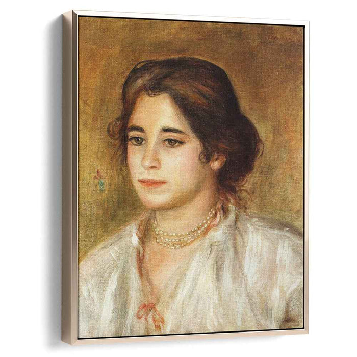 Gabrielle Wearing a Necklace (1906) by Pierre-Auguste Renoir