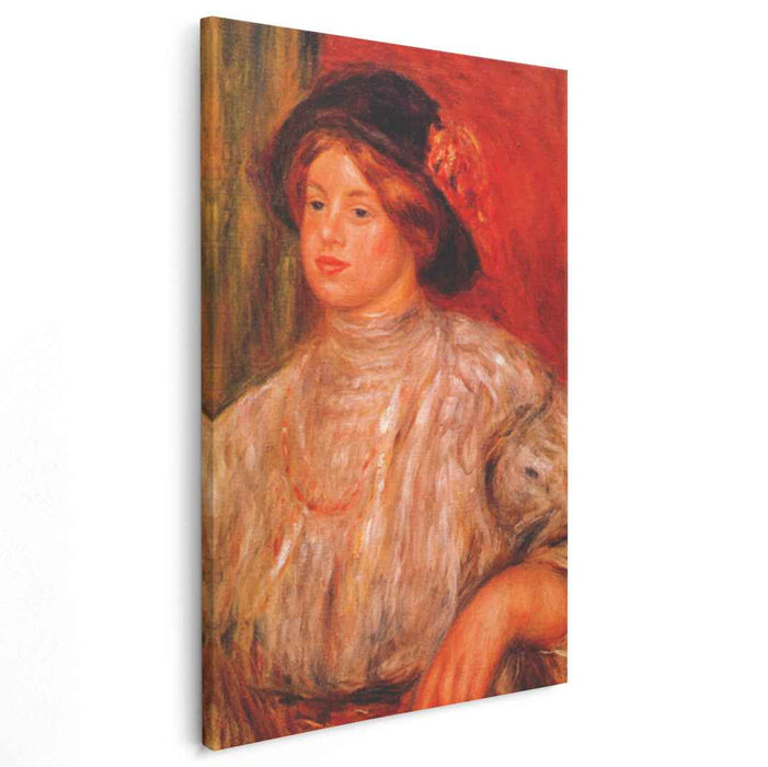 Gabrielle with a large hat (1900) by Pierre-Auguste Renoir