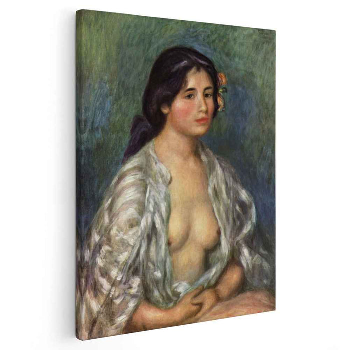 Gabrielle with open blouse (1907) by Pierre-Auguste Renoir