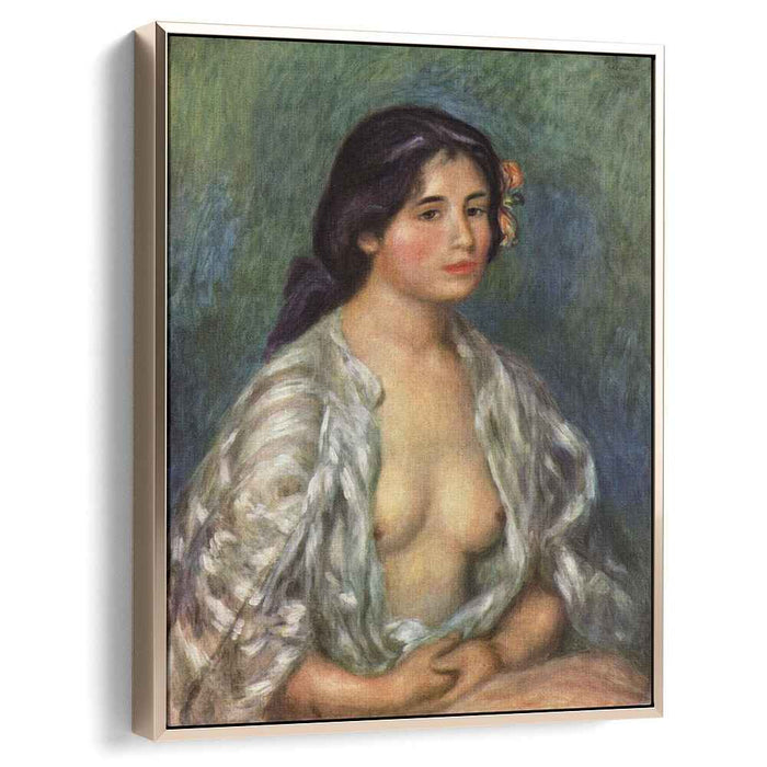Gabrielle with open blouse (1907) by Pierre-Auguste Renoir