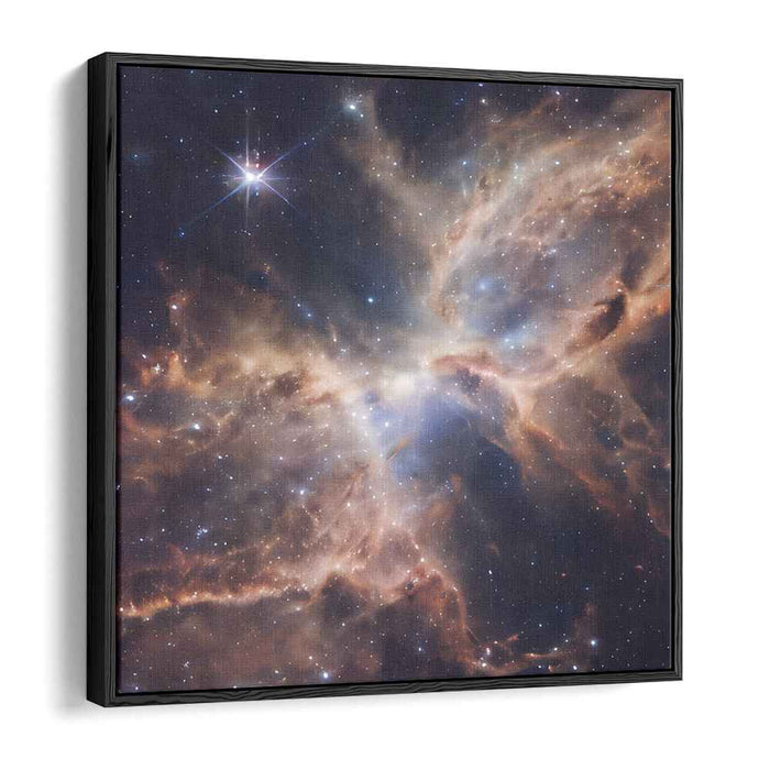 Celestial Illusion: Hyper-Realistic Nebula Canvas Art Print