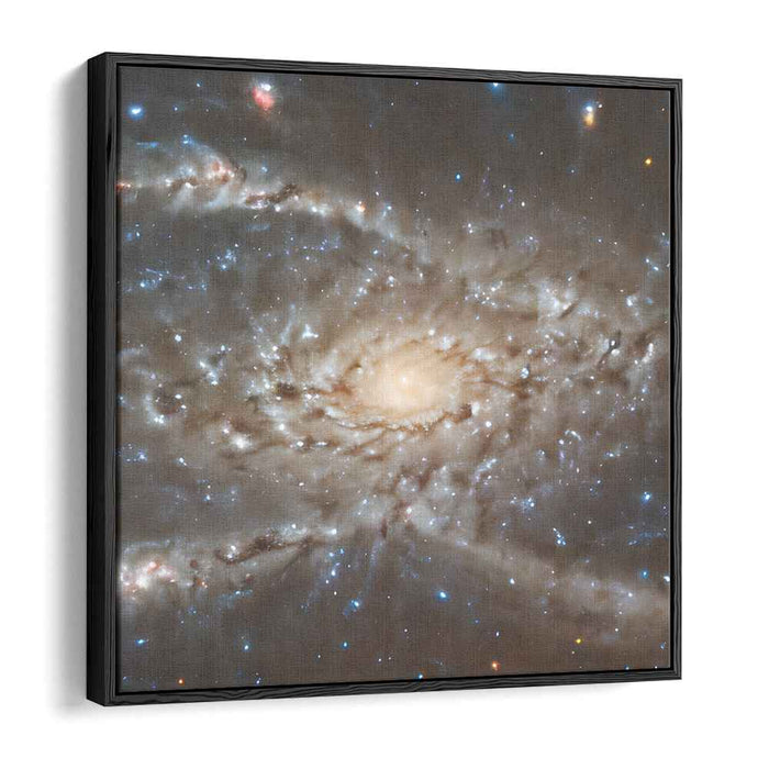 Galactic Odyssey: Captivating Galaxy Core Canvas Art Print