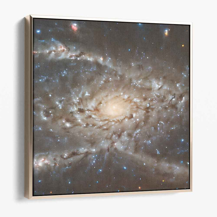 Galactic Odyssey: Captivating Galaxy Core Canvas Art Print