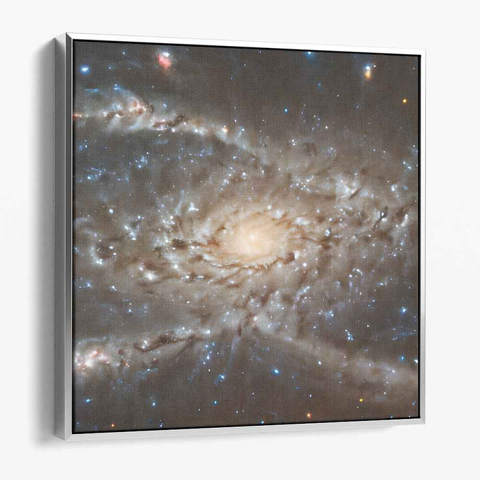 Galactic Odyssey: Captivating Galaxy Core Canvas Art Print