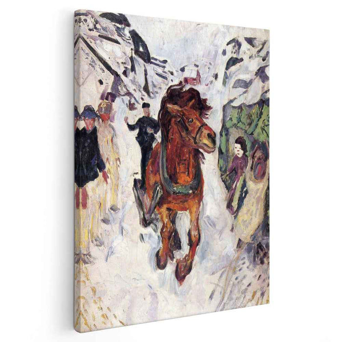 Galloping horse (1912) by Edvard Munch