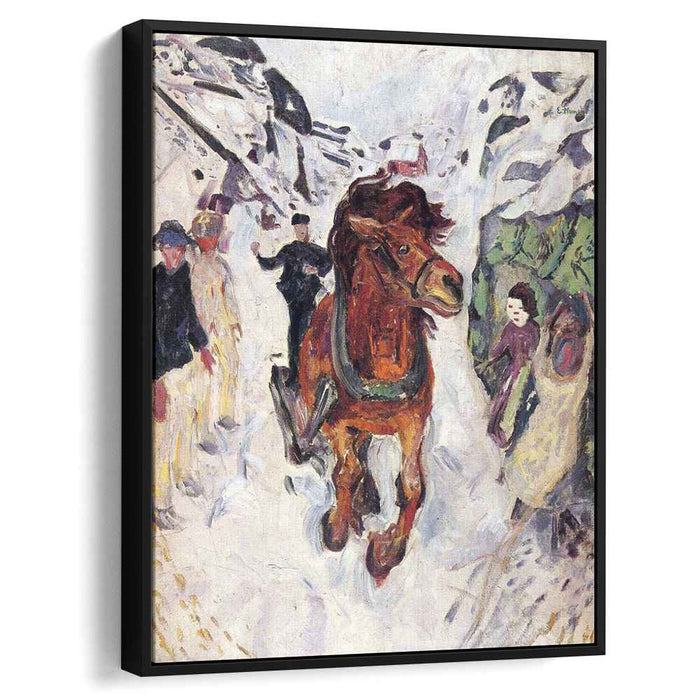 Galloping horse (1912) by Edvard Munch