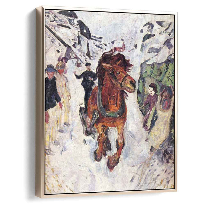 Galloping horse (1912) by Edvard Munch