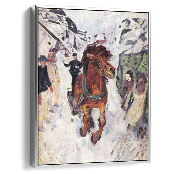 Galloping horse (1912) by Edvard Munch