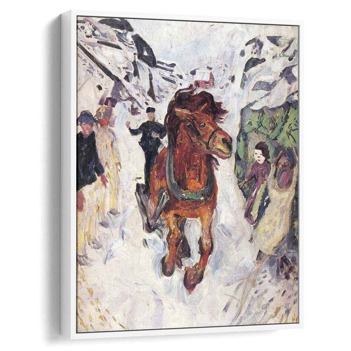 Galloping horse (1912) by Edvard Munch