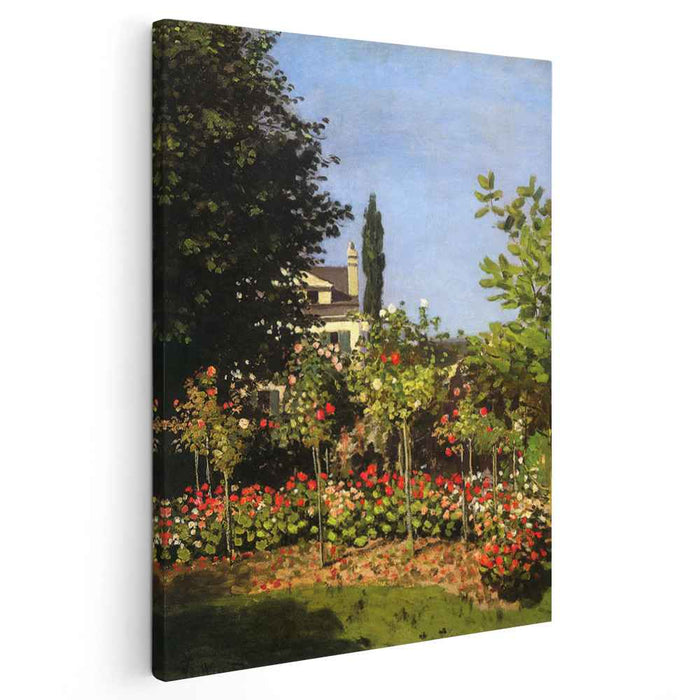 Garden in Bloom at Sainte-Addresse (1866) by Claude Monet