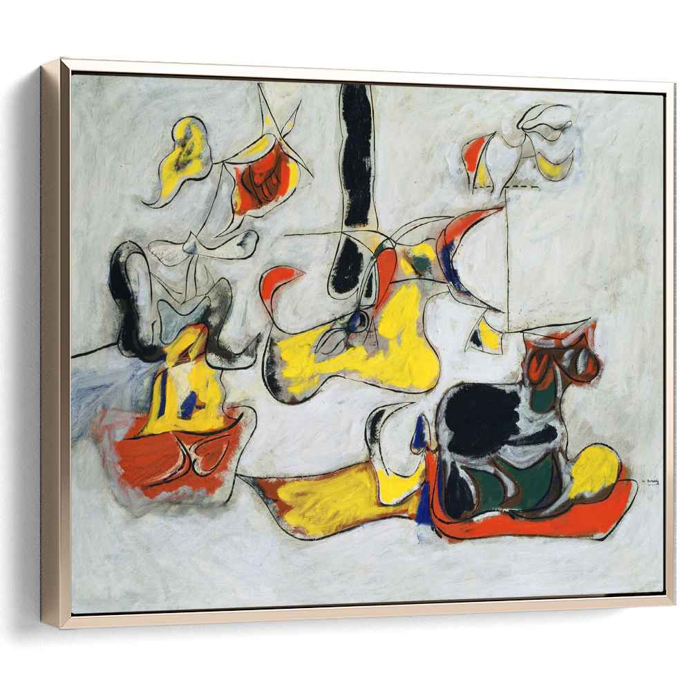 The Garden in Sochi (1943) by Arshile Gorky - Canvas Artwork — Kanvah