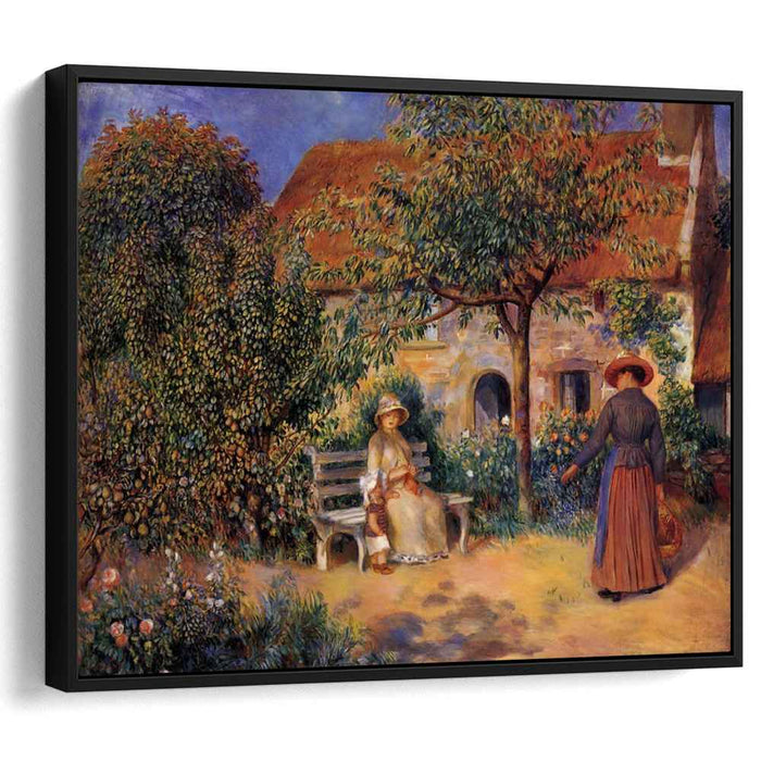 Garden Scene in Brittany (1886) by Pierre-Auguste Renoir