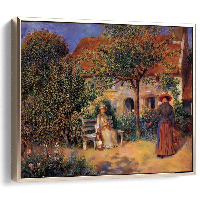 Garden Scene in Brittany (1886) by Pierre-Auguste Renoir