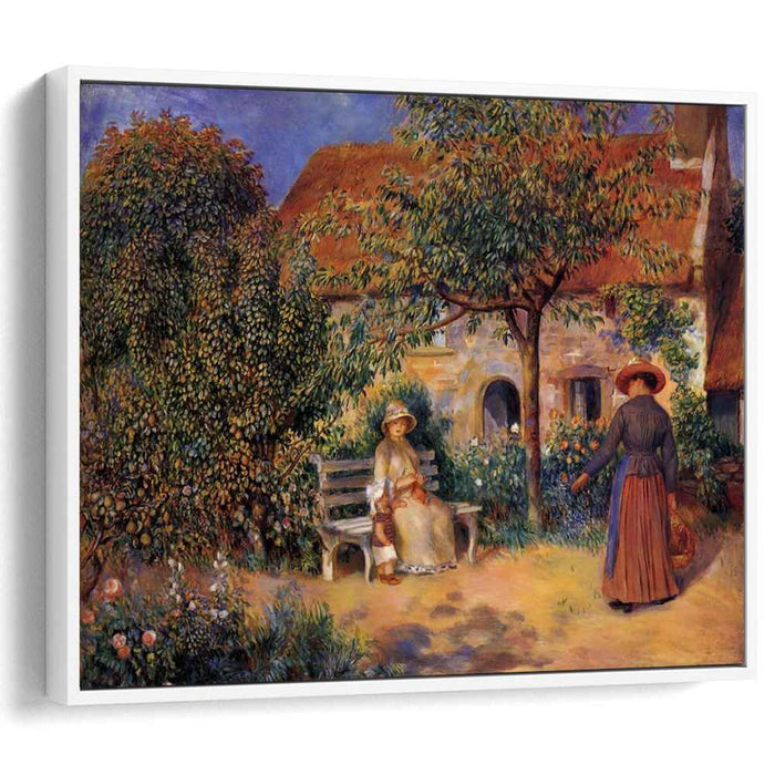 Garden Scene in Brittany (1886) by Pierre-Auguste Renoir